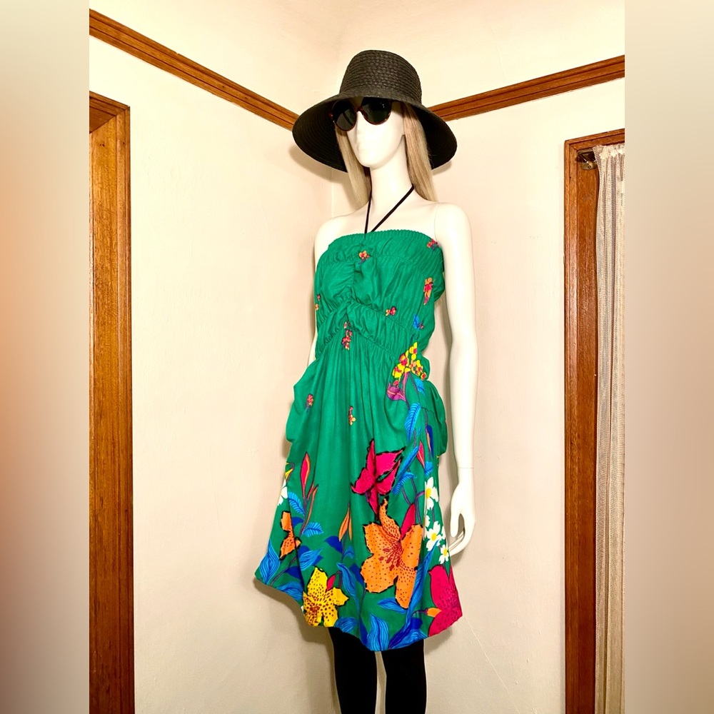 Whimsical Floral Dress - Sz = Sm
